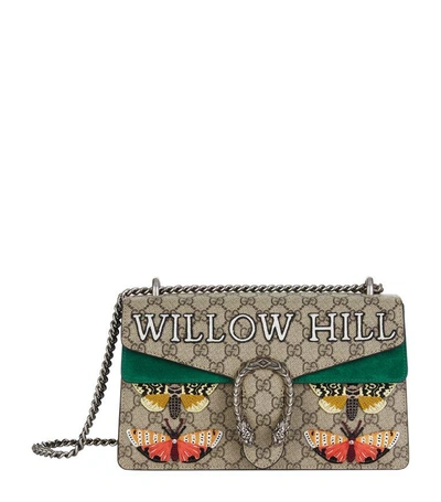Shop Gucci Dionysus Willow Hill Shoulder Bag, White, One Size