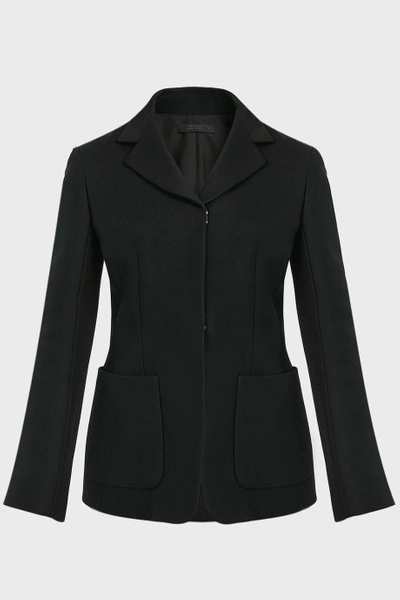 Shop The Row Perse Wool And Silk-blend Jacket