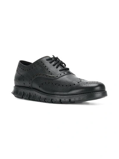 Shop Cole Haan Ridge Sole Oxford Shoes - Black