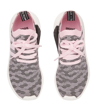 Shop Adidas Originals Nmd R2 Primeknit Sneakers In Pink