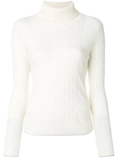 Shop N•peal Cable Roll Neck Jumper