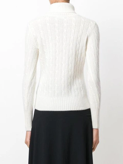 Shop N•peal Cable Roll Neck Jumper