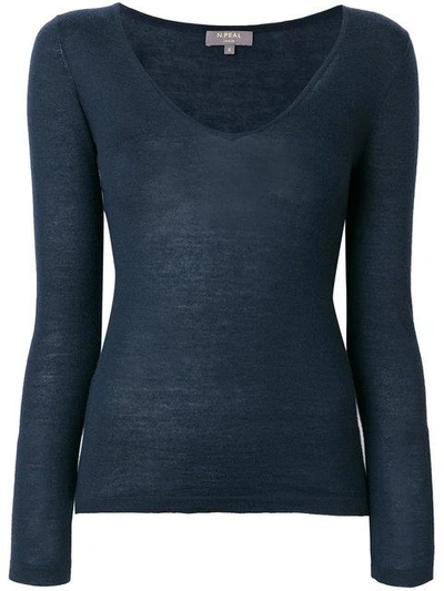 Shop N•peal Superfine V-neck Jumper