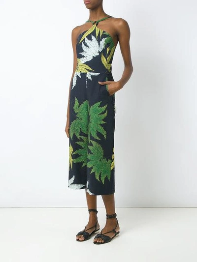 printed midi jumpsuit