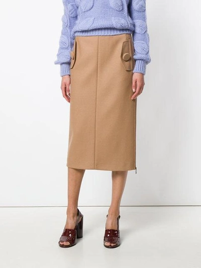 Shop N°21 Statement Pocket Pencil Skirt