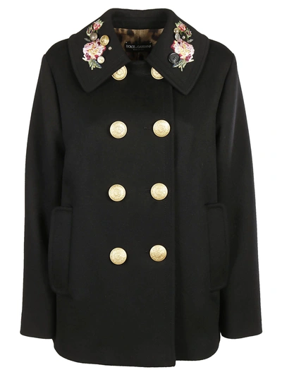 Shop Dolce & Gabbana Double Breasted Military Coat
