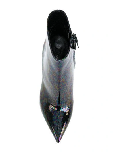 Casadei Oil Pointed Stiletto Boots | ModeSens