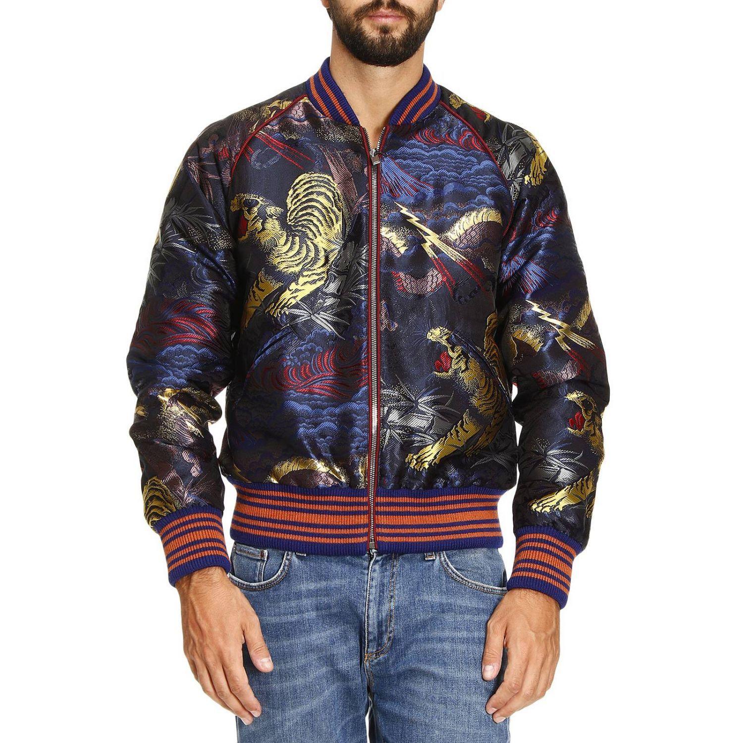 gucci leather jacket tiger on back