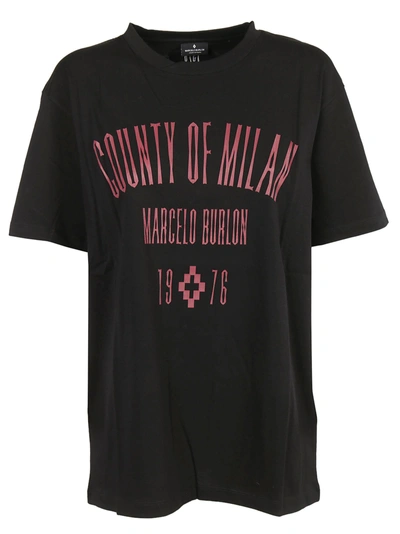 Shop Marcelo Burlon County Of Milan Logo Print T-shirt