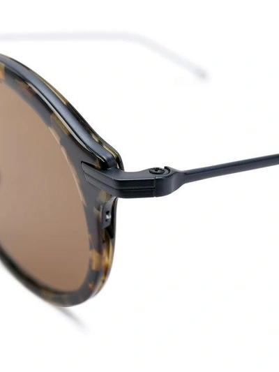 Shop Thom Browne Tortoiseshell Sunglasses