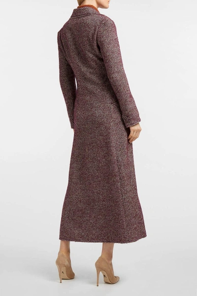 Shop Brock Collection Carolyn Wool-blend Bouclé Coat