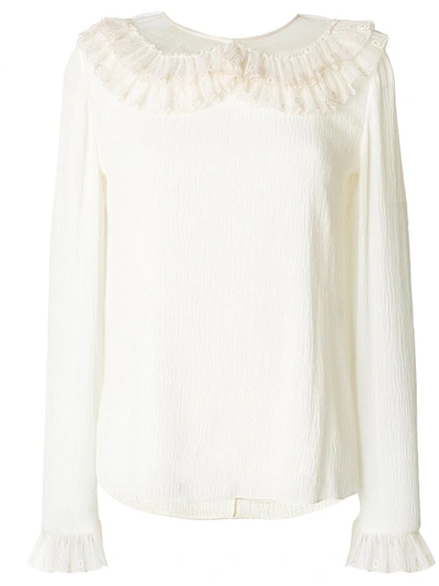 Shop Chloé Ruffle Collar Blouse