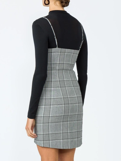 Shop Alexander Wang Checked Mini Dress