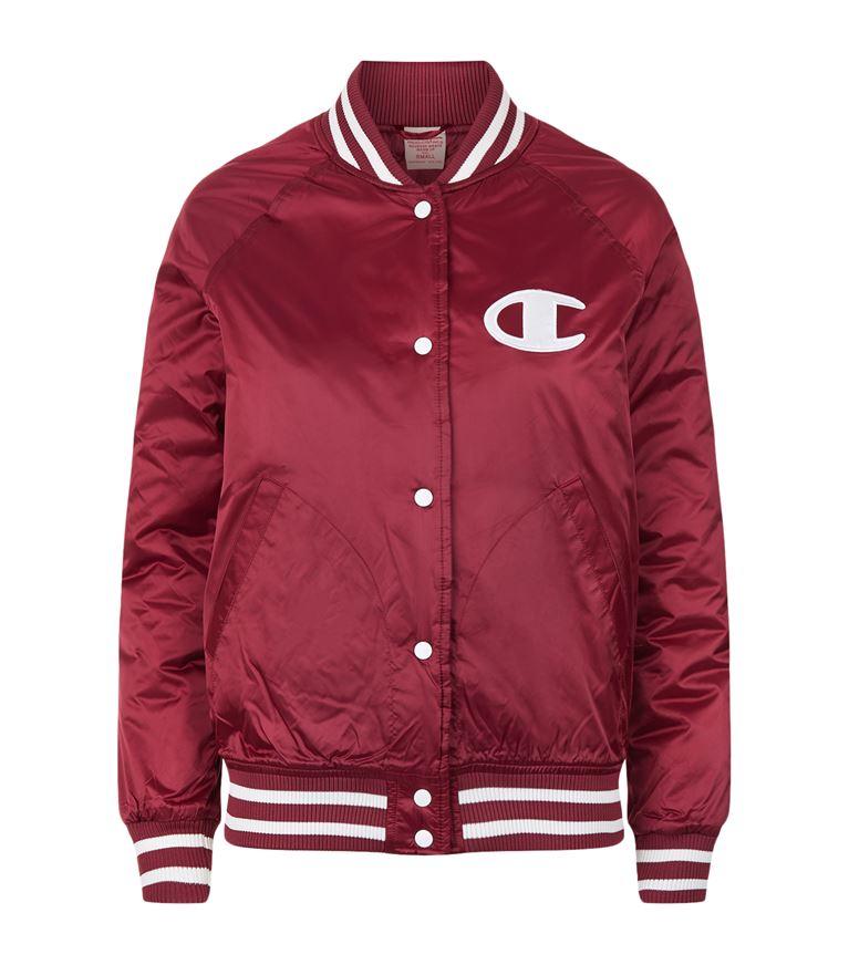 champion red bomber jacket