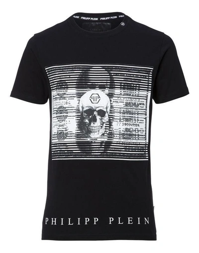Shop Philipp Plein T-shirt Round Neck Ss "karl"