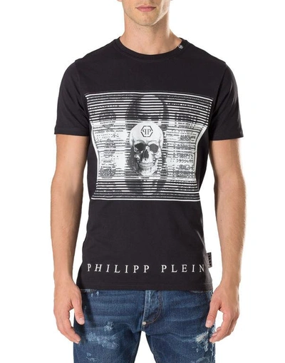 Shop Philipp Plein T-shirt Round Neck Ss "karl"