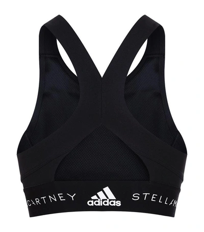 Shop Adidas By Stella Mccartney High Intensity Climachill Sports Bra In Black