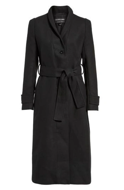 Shop The Fifth Label Falls Belted Coat In Black