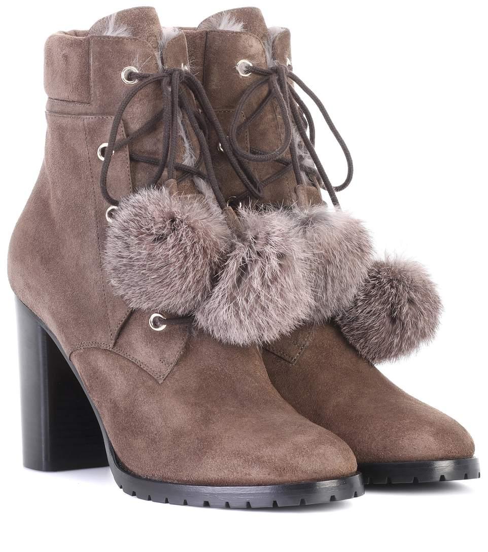 jimmy choo fur boots