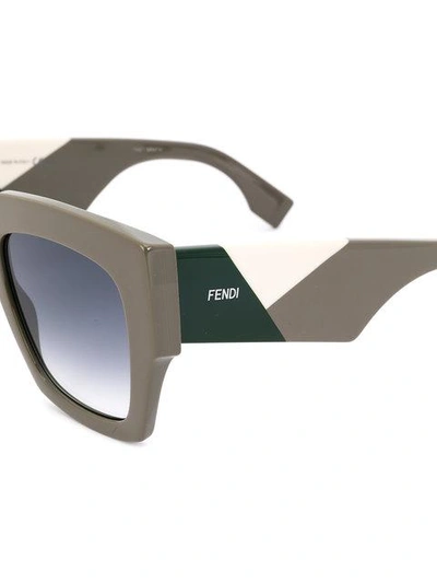 Shop Fendi Facets Sunglasses