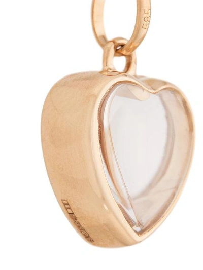 Shop Loquet Small Heart Locket Pendant  In Rose Gold