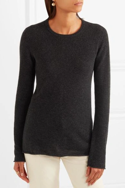 Shop Atm Anthony Thomas Melillo Luxe Essentials Cashmere Sweater In Black