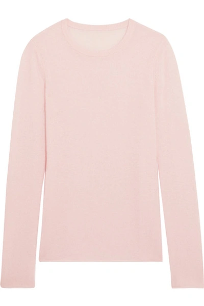 Shop Atm Anthony Thomas Melillo Luxe Essentials Cashmere Sweater In Pink