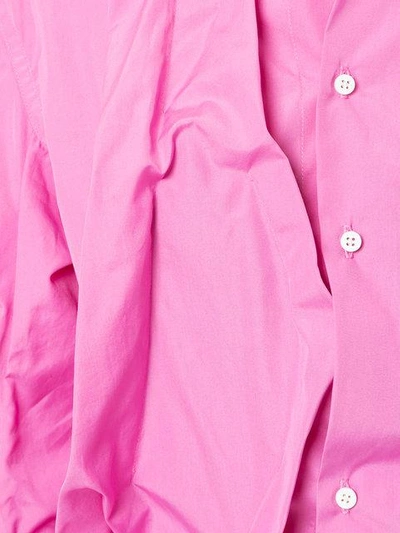 Shop Aganovich Colour-block T-shirt - Pink