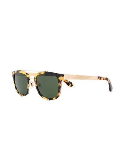 Shop Dolce & Gabbana Square Sunglasses In Metallic