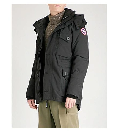 Shop Canada Goose Drummond 3-in-1 Shell Parka In Admiral Blue