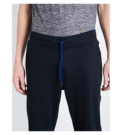 Shop Ted Baker Pethan Jersey Jogging Bottoms In Navy