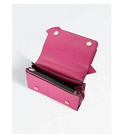 Shop Dune Elloie Bow-detail Shoulder Bag In Pink-synthetic