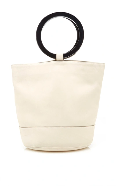 Shop Simon Miller Bonsai 30 Bucket Bag In White