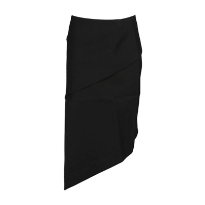 Shop Vetements Diagonal Skirt In Black
