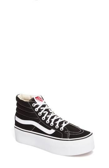 vans high platform sneakers