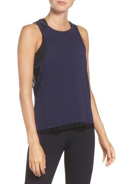 Shop Alala Pace Tank In Navy
