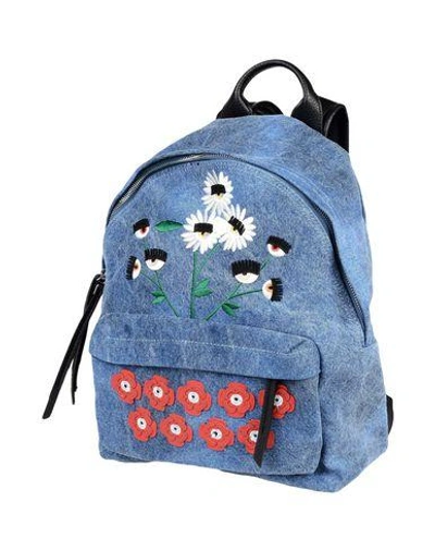 Shop Chiara Ferragni Backpack & Fanny Pack In Blue