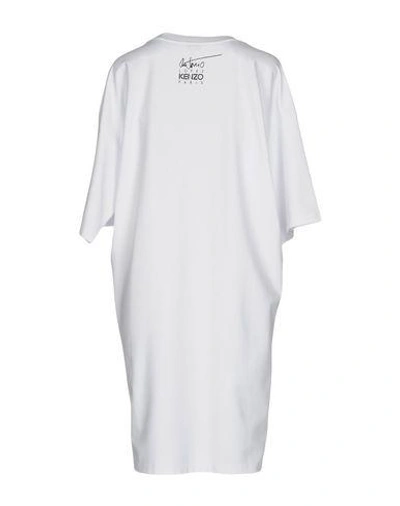 Shop Kenzo Short Dress In White