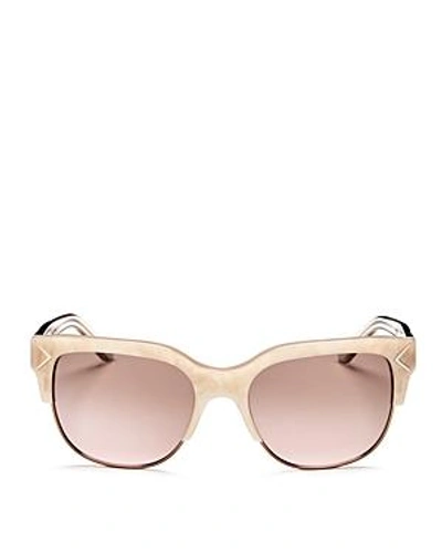 Shop Tory Burch Women's Square Sunglasses, 55mm In Blush Moonstone/rose Gold/brown Rose Gradient