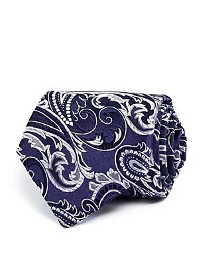 Shop Turnbull & Asser Oversize Paisley Classic Tie In Blue