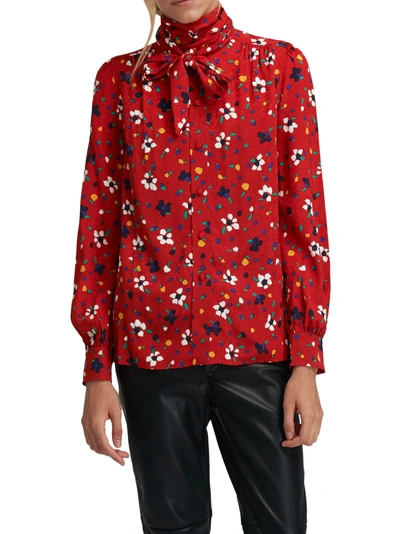 Shop Marc Jacobs Printed Silk Shirt In Multicolor