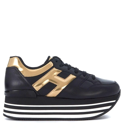 Hogan maxi h222 top nere e oro