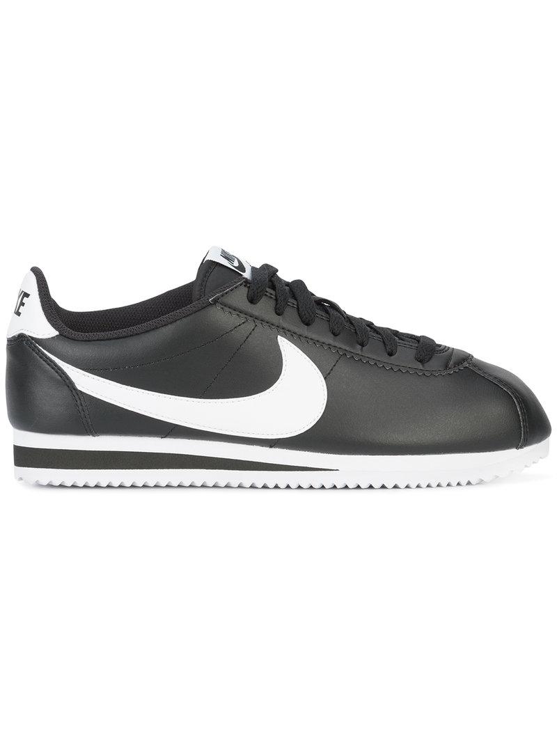 black and white cortez shoes