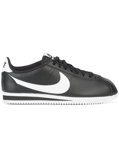 Shop Nike Lab Classic Cortez Sneakers In Black