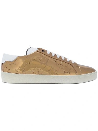 Shop Saint Laurent Signature Court Classic Sl/06 California Sneakers - Metallic