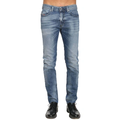 Shop Diesel Jeans Pants Men  In Blue