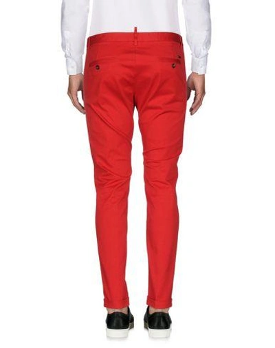 Dsquared2 Casual Pants In Red