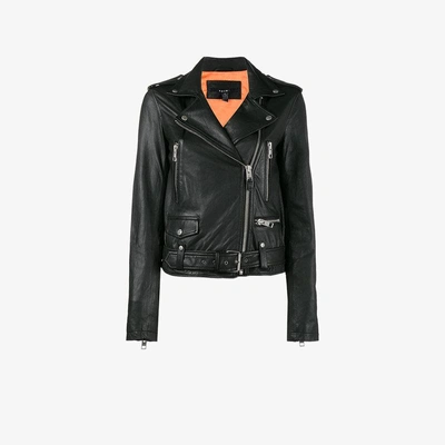 Shop Ksubi Bad Company Biker Jacket In Black