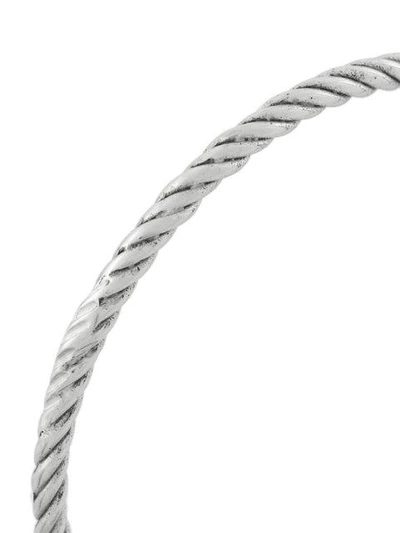 Shop Wouters & Hendrix Gold Twisted Rope Ring In Metallic
