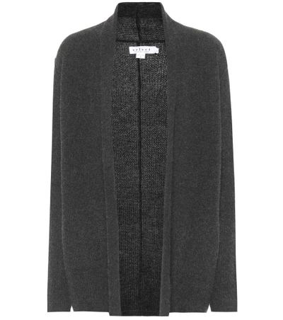 Shop Velvet Pippa Cashmere Cardigan In Grey